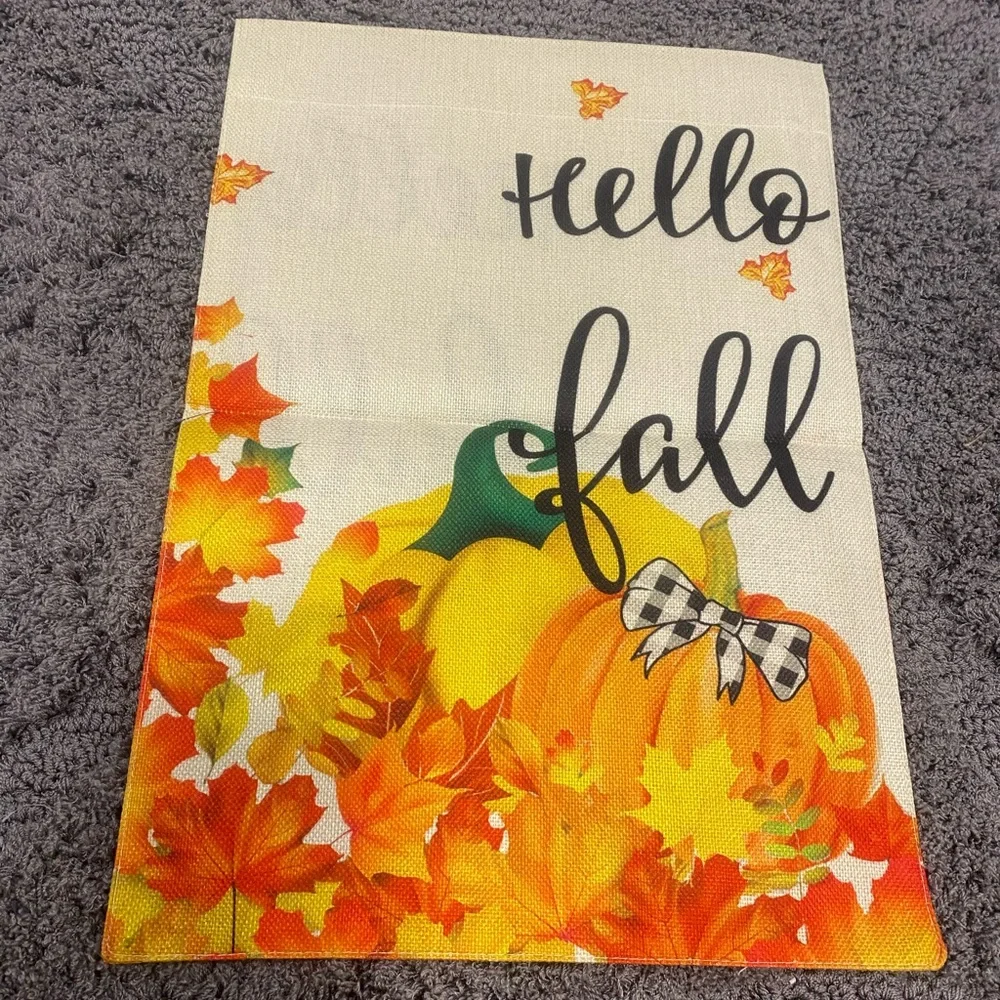 Set of 3 Fall Garden Flags